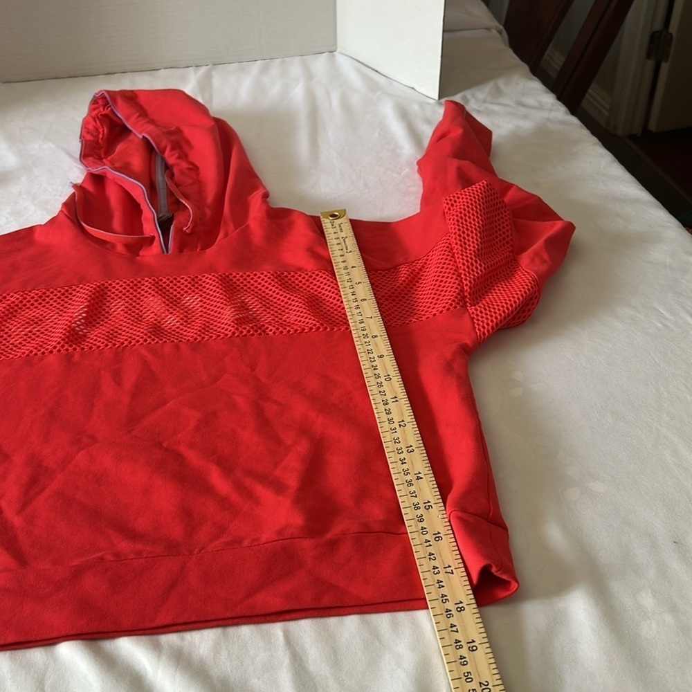 Puma Red Crew Neck Sweater Long Sleeves - Picture 5 of 7